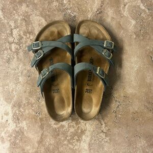 Franca Nubuck Leather Thyme Birkenstock